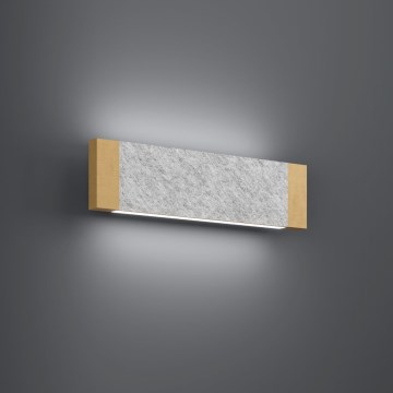 Eglo - LED Zidna lampa 2xLED/5,4W/230V 3000K braon/sivo