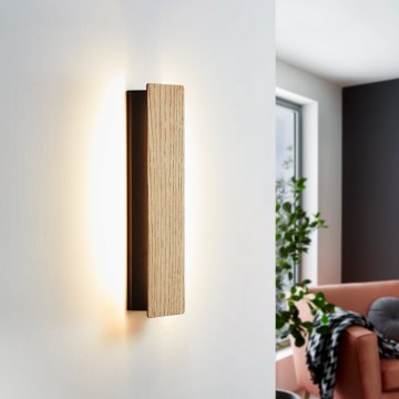 Eglo - LED Zidna lampa LED/12W/230V 3000K braon