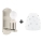 Eglo - LED Zidna lampa MY CHOICE 1xE14/4W/230V krom/bela