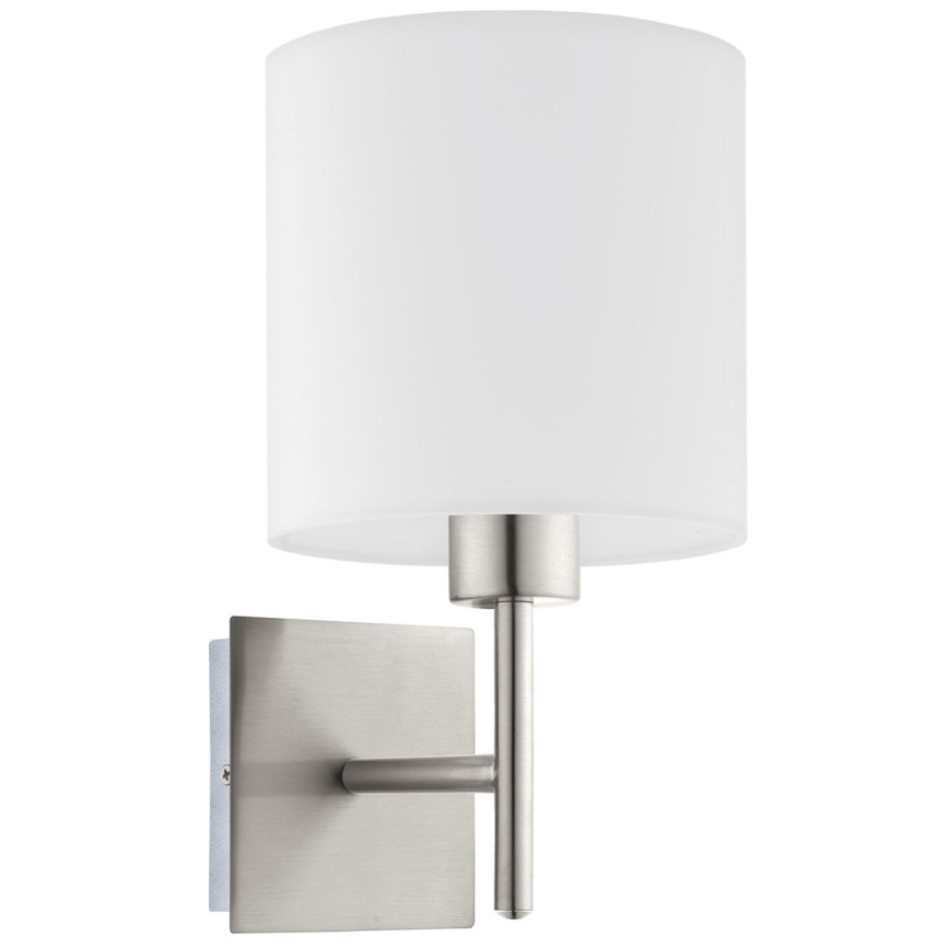 Eglo - LED  Zidna lampa TUNJA 1xE27/60W/230V mat krom/bela