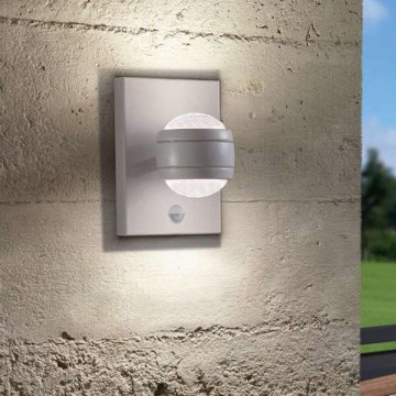 Eglo - LED Zidno spoljašnje osvetljenje sa senzorom 2xLED/3,7W IP44