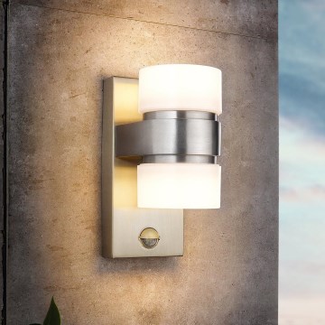 Eglo - LED Zidno spoljašnje osvetljenje sa senzorom 2xLED/6W IP44
