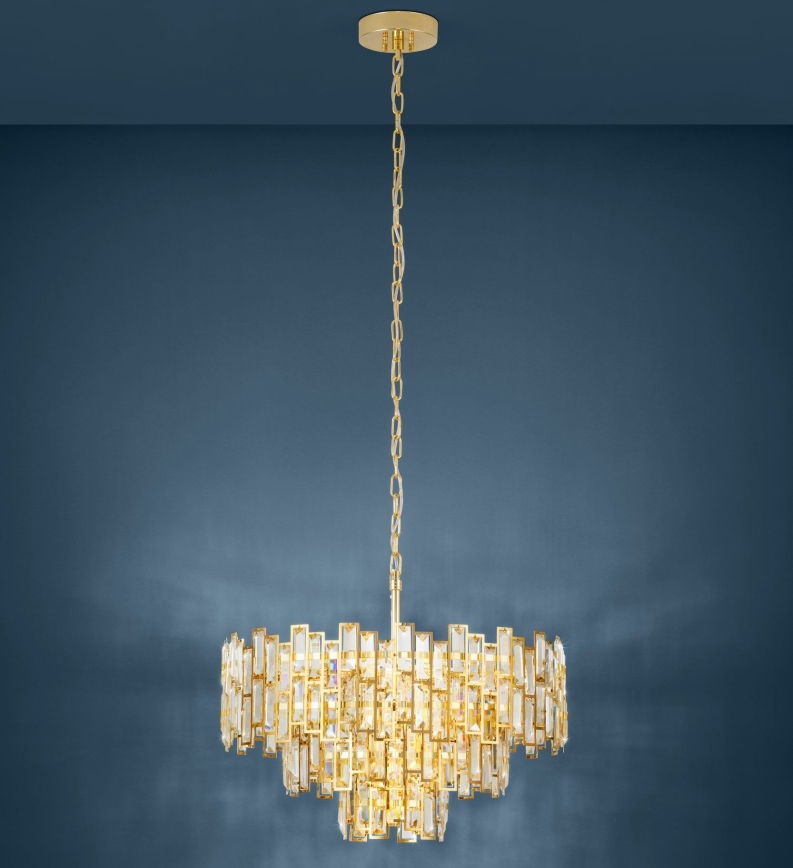 Eglo - Luster na lancu 10xE14/25W/230V pr. 63 cm