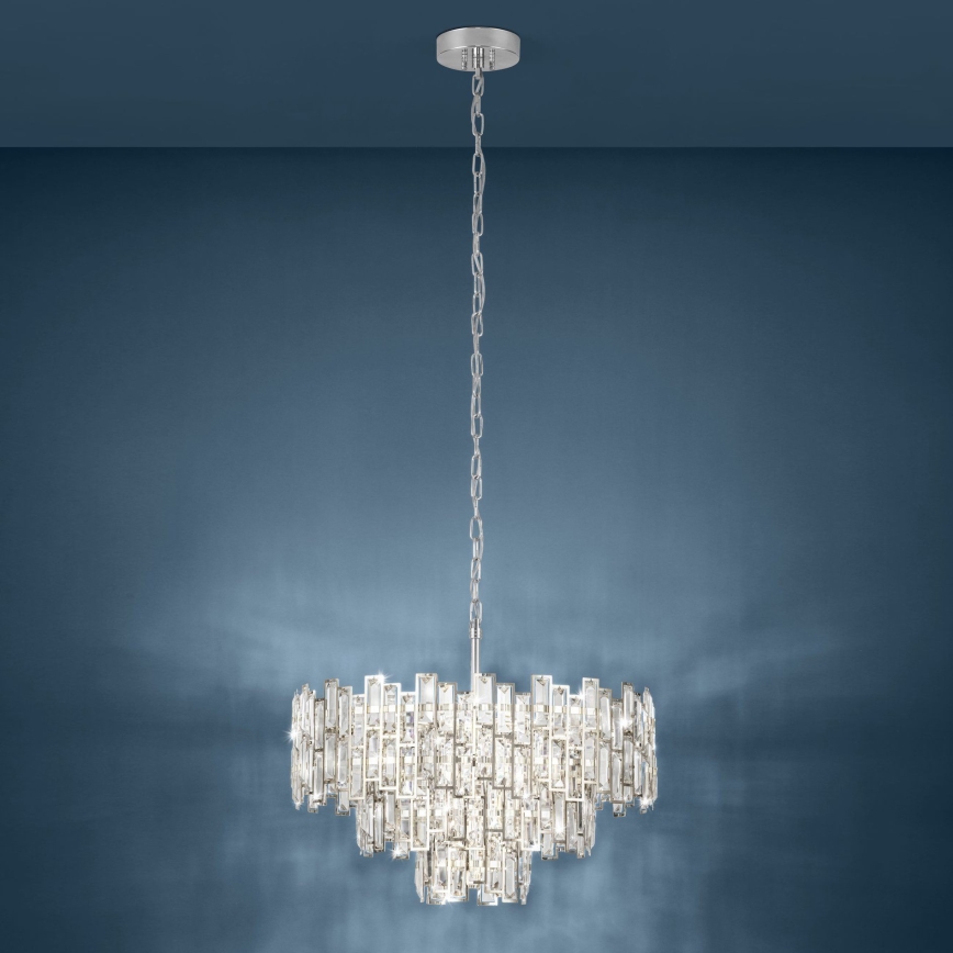 Eglo - Luster na lancu 10xE14/25W/230V pr. 63 cm