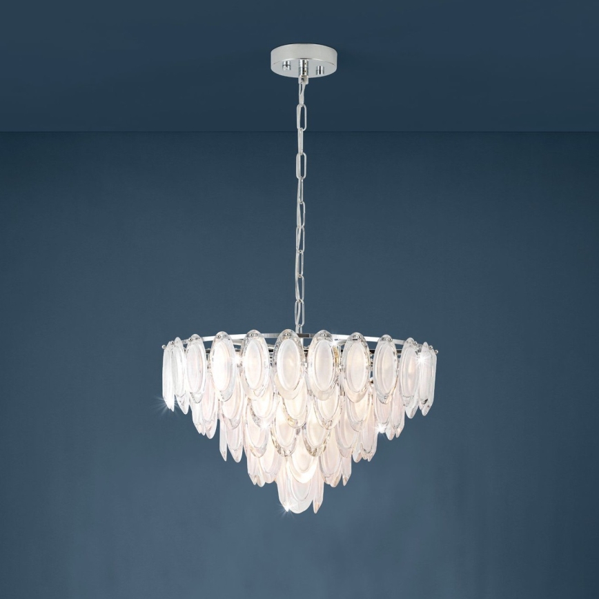 Eglo - Luster na lancu 10xE14/40W/230V