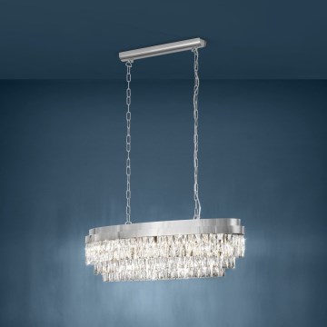 Eglo - Luster na lancu 10xE14/40W/230V sjajni krom