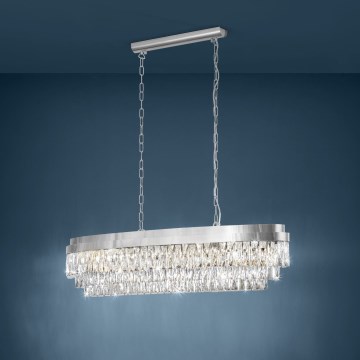 Eglo - Luster na lancu 13xE14/40W/230V sjajni krom