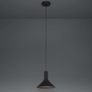 Eglo - Luster na sajli 1xE27/28W/230V crno