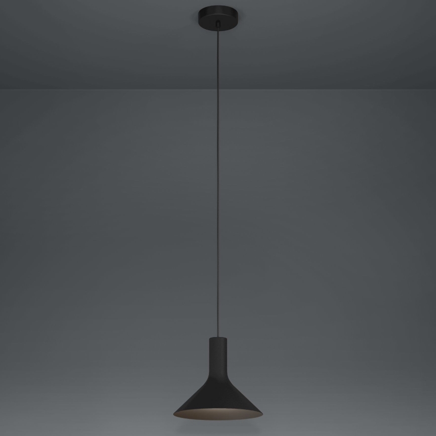 Eglo - Luster na sajli 1xE27/28W/230V crno