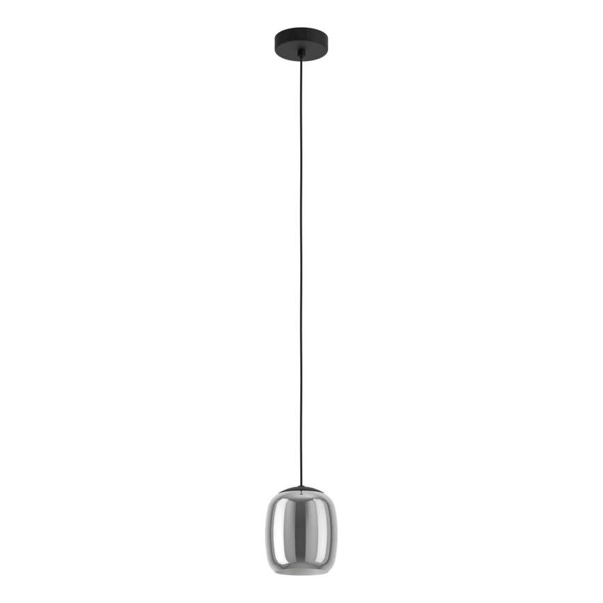 Eglo - Luster na sajli 1xE27/28W/230V sivo