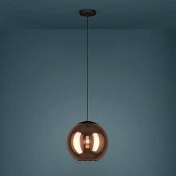 Eglo - Luster na sajli 1xE27/40W/230V bakrena