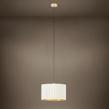 Eglo - Luster na sajli 1xE27/40W/230V bela