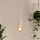 Eglo - Luster na sajli 1xE27/40W/230V bela