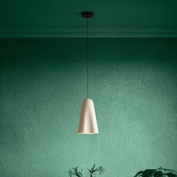 Eglo - Luster na sajli 1xE27/40W/230V bež