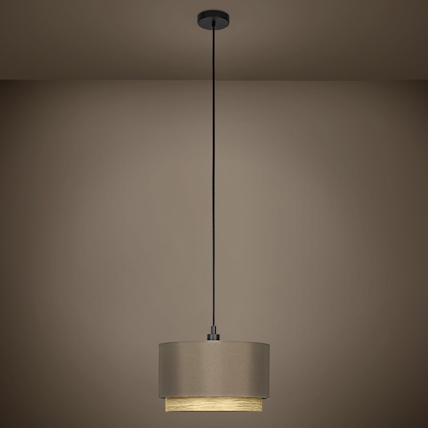 Eglo - Luster na sajli 1xE27/40W/230V braon