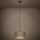 Eglo - Luster na sajli 1xE27/40W/230V braon