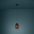 Eglo - Luster na sajli 1xE27/40W/230V braon
