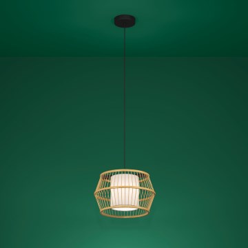 Eglo - Luster na sajli 1xE27/40W/230V braon
