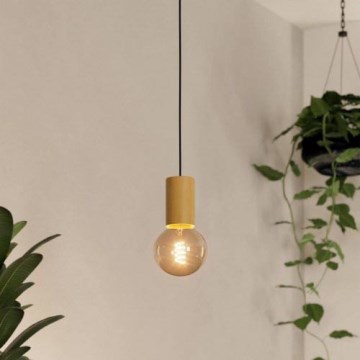 Eglo - Luster na sajli 1xE27/40W/230V braon