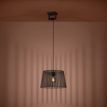 Eglo - Luster na sajli 1xE27/40W/230V crno