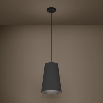 Eglo - Luster na sajli 1xE27/40W/230V crno