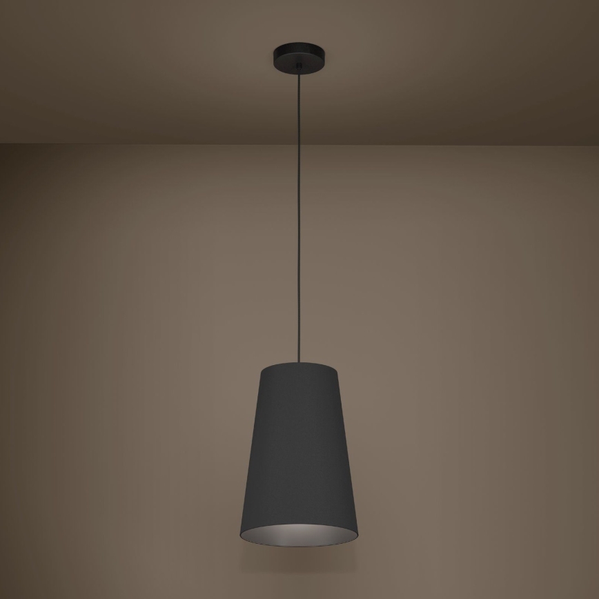 Eglo - Luster na sajli 1xE27/40W/230V crno