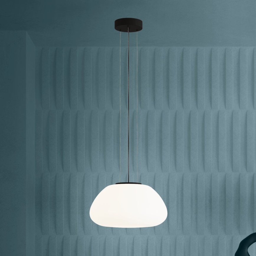 Eglo - Luster na sajli 1xE27/40W/230V crno
