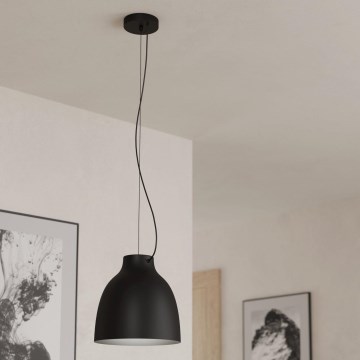 Eglo - Luster na sajli 1xE27/40W/230V crno