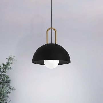 Eglo - Luster na sajli 1xE27/40W/230V crno