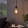 Eglo - Luster na sajli 1xE27/40W/230V crno/zlatna