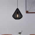 Eglo - Luster na sajli 1xE27/40W/230V pr. 33,5 cm crno