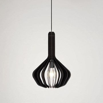 Eglo - Luster na sajli 1xE27/40W/230V pr. 38 cm crno