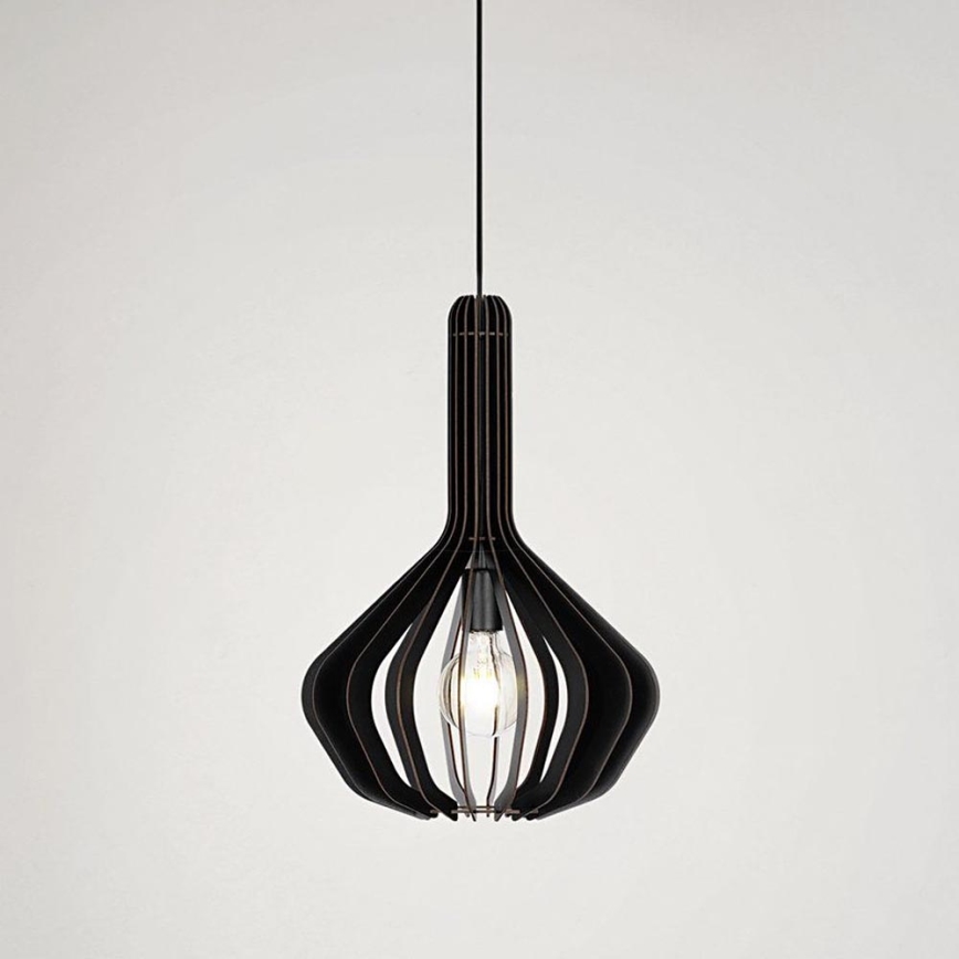 Eglo - Luster na sajli 1xE27/40W/230V pr. 38 cm crno