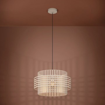 Eglo - Luster na sajli 1xE27/40W/230V pr. 48 cm kremasta