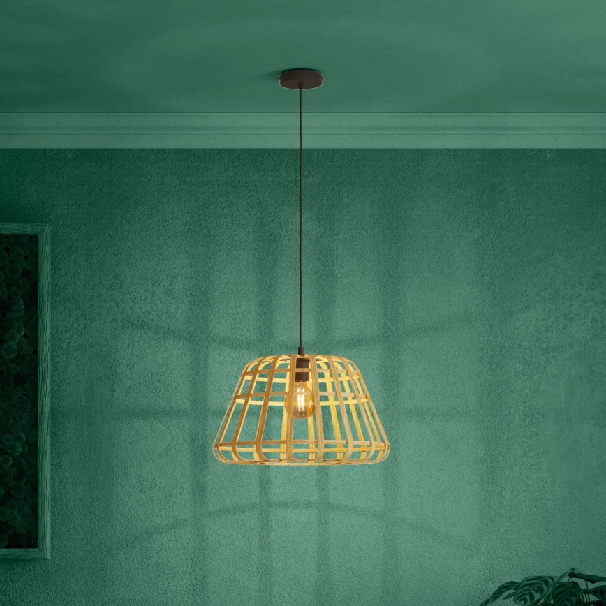 Eglo - Luster na sajli 1xE27/40W/230V pr. 50 cm braon