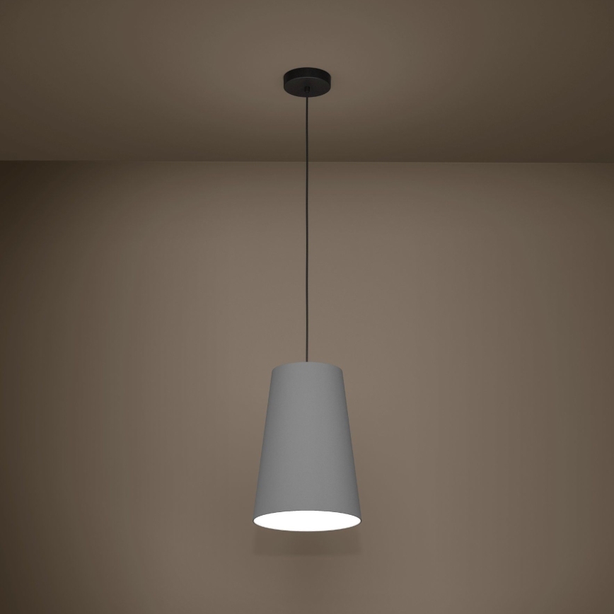 Eglo - Luster na sajli 1xE27/40W/230V sivo