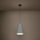 Eglo - Luster na sajli 1xE27/40W/230V sivo