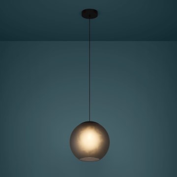 Eglo - Luster na sajli 1xE27/40W/230V sivo