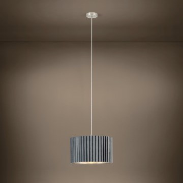Eglo - Luster na sajli 1xE27/40W/230V sivo