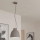 Eglo - Luster na sajli 1xE27/40W/230V sivo