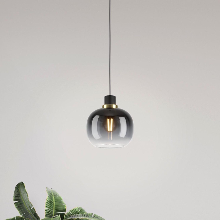 Eglo - Luster na sajli 1xE27/40W/230V sivo