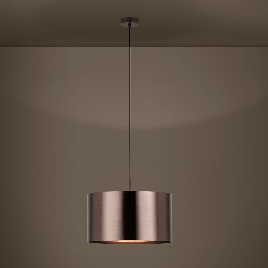 Eglo - Luster na sajli 1xE27/60W/230V bakrena
