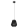 Eglo - Luster na sajli 1xE27/60W/230V crno