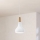 Eglo - Luster na sajli 1xE27/60W/230V pr. 18 cm bela - FSC sertifikovano
