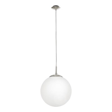 EGLO - Luster na sajli 1xE27/60W/230V pr. 25 cm bela