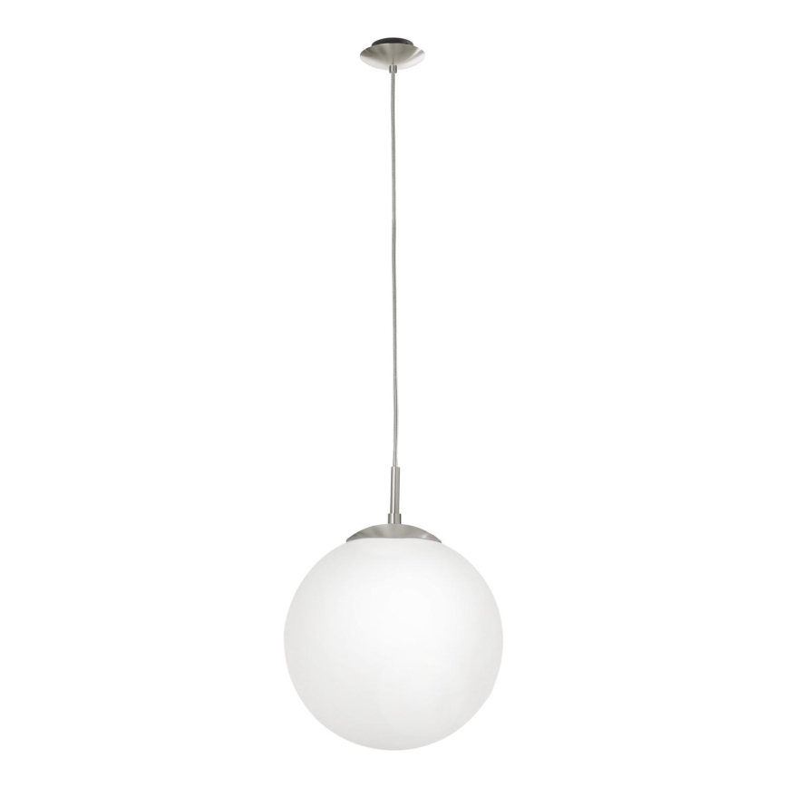 EGLO - Luster na sajli 1xE27/60W/230V pr. 25 cm bela