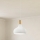 Eglo - Luster na sajli 1xE27/60W/230V pr. 28 cm bela - FSC sertifikovano