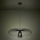 Eglo - Luster na sajli 1xE27/60W/230V pr. 77 cm crno