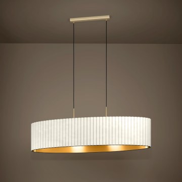 Eglo - Luster na sajli 2xE27/40W/230V bela