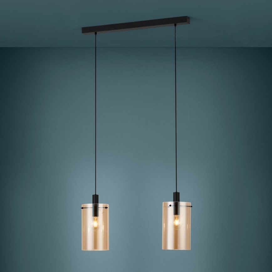 Eglo - Luster na sajli 2xE27/40W/230V